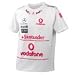 Vodafone McLaren Mercedes White Race Tee
