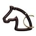 Horse Head Key Chain Ring