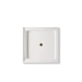 Americh A3636DT-WH 36x36-Double Threshold Shower Base - White