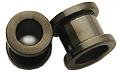 BlackLine Flesh Tunnel Plug from 8g thru 16mm, in 6g (Gauge), Sold Individually