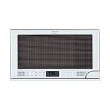 1100 Watt 1.5 cu. ft. Over the Counter Carousel� Microwave Oven in White (Sharp R1201) (MICOVEN R1201) by Micoven