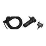 137911: Griffin Technology PowerJolt Coiled SE Car Charger for iPod or iPhone (6134-PJLTSECLB)