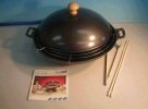 Wok Pfanne 5tlg 36cm Eisen d.h