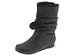 AWOL Kids Willow (Youth) | Girls Shoes Black Suede