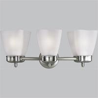 Progress Bathroom and Vanity 3 Bulbs Michael Graves Brushed Nickel by Progress