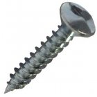 Pike & Co. Clutch Head Csk Woodscrew ZP 1x8 [Box of 200]