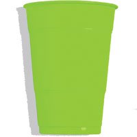 Creative Converting Paper Hot/Cold Cups, 9-Ounce,. Fresh Lime Color, Package Of 24,   (Pack of 5)