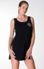Jordan Taylor&reg; - Silver Fish Tank Cover Up Dress by Jordan Taylor - Women's Swimwear Plus Size Swimsuits