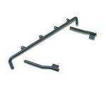 Rugged Ridge Black Powder Coated Trim Accessories Windshield Accessories Jeep Wrangler 1997 to 2006 (TJ) Full Frame Light Bar