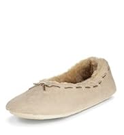 Faux Fur Ribbon Boot Slippers