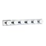 Designers Fountain 4446 Beveled Mirror Basic Bath Vanity and Lighting 6 Light Mirror Bath Bar 4446