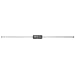 Brown & Sharpe TESA 02140012 Interapid Hardened Steel Outside Micrometer Setting Standard, 13mm Diameter, 300mm Length