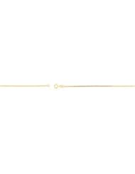Solid Box Chain 14K Gold Yellow Ch22 18 Inch