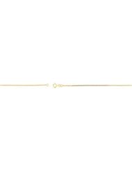 1.0 mm Solid, Box Chain 14K White 7 Inch Ch22