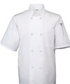 White Lightweight Chef Coat
