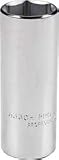 Stanley Proto J5334H 6 Point 1/2 Drive Deep Socket, 1-1/16