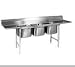 Eagle Group 414-22-3-18R Galvanized S/S Sink 3 Comp