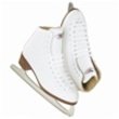 Riedell 12 Child Ice Skates for Girls - White Ribbon GR 4 - Size 3
