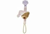 Nattou 711067 Serie Dreambear rosa Schnullerkette Bär