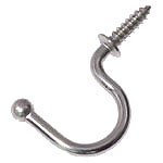 ステン　球付フック 35mm　(5pcs）