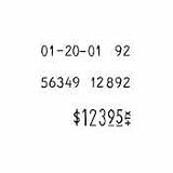 Pricemarker Removable Labels, Three-Line, 1 x 1-1/4, White, 1000 Labels per Roll