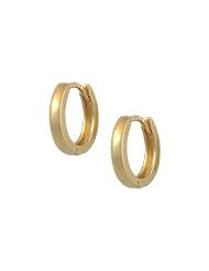Children Hinged Hoop Earrings in 14k Yellow Gold