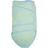 The Miracle Blanket Swaddler formerly known as the Amazing Miracle Blanket - Green w/ Blue Trim