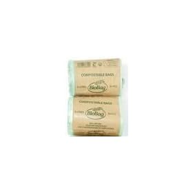 6 Litre Cornstarch Biobag Food Waste Caddy Liner 100 Pack (2 rolls) - 100% Biodegradable & Compostable