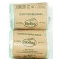 6 Litre Cornstarch Biobag Food Waste Caddy Liner 100 Pack (2 rolls) - 100% Biodegradable & Compostable