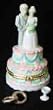 Bride and Groom on Wedding Cake Trinket Box