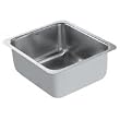 Moen S22351 Lancelot 16" x 14" Single Bowl Undermount Kitchen Sink Stainless Ste