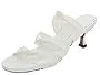Donald J Pliner Beemer | Women's Dress Sandals White Mesh Elastic/White Nappa Wash