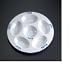 ELEGANT WHITE PLASTIC SEDER PLATE 18CS