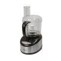 Haier HFP400SS 400-Watt 10-Cup Food Processor, Stainless Steel with Black Trim