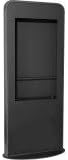 Peerless KIPC550 Curve Totem/Portrait Kiosk for 50" Display, Black