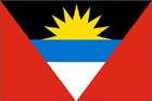 Fridge Magnets Set of 4 Antigua and Barbuda Flag