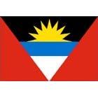 Fridge Magnets Set of 4 Antigua and Barbuda Flag