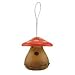 MUSHROOM BIRD HOUSE (Catalog Category: Wild Bird:BATHS & HOUSES)
