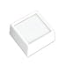 Glass Top Gem Jar White Gemstones Jewelry Display