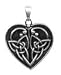 Celtic Heart Pendant Collectible Medallion Necklace Accessory Jewelry