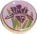 Iris Flowers Floating Charm for Heart Lockets