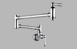 Delta 1177LF Pot Filler Faucet - Wall Mount, Chrome