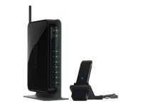 Netgear Starterset WLAN 150 Modemrouter (ADSL2+; Annex B) mit USB-Stick Preisvergleich