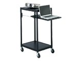 Bretford ECILS2M-BK NB Data Projector Cart with Electrical Unit