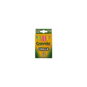 Crayola Colored Chalk - Asstd. Colors - 12 Stick Pack by Crayola