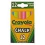 Crayola Colored Chalk - Asstd. Colors - 12 Stick Pack
