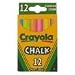 Office Products : Crayola #51-0816 12CT Colored Chalk