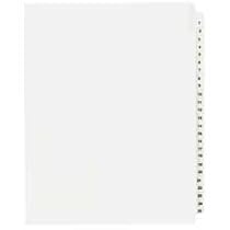 Avery Consumer Products AVE82316 Index Dividers- 926-950- Side Tab- 8-.50in.x11in.- 25-Set- WE