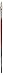da Vinci Hog Bristle Series 7423 Maestro 2 Artist Paint Brush, Filbert Medium-Length with Red Handle, Size 12