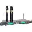 19In Rack Mount Dual Vhf Wireless Rechargeable Handheld Mic